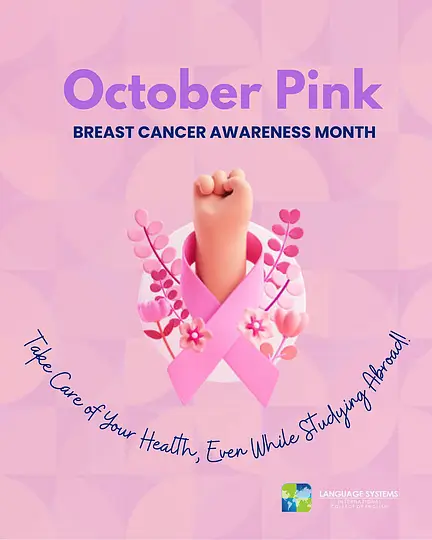 Pink October: Take Care of Your Health, Even While Studying Abroad 1 Pink october folder LSI.