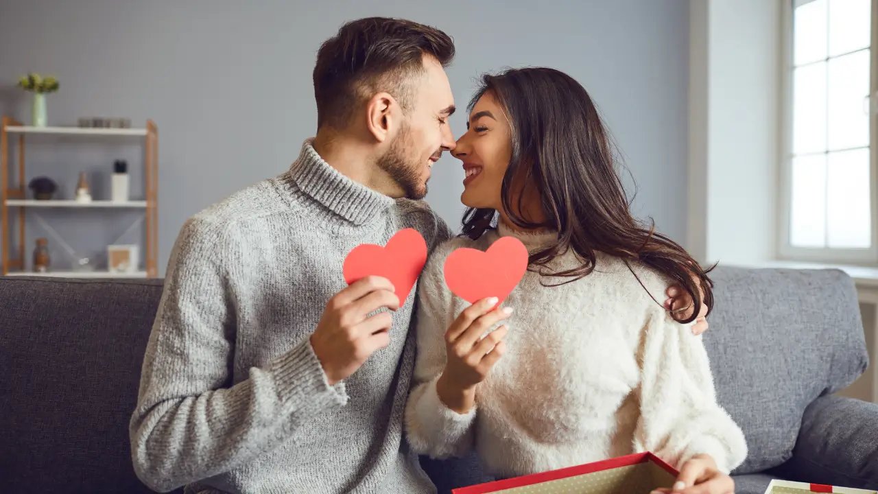 Couple on Valentine's Day