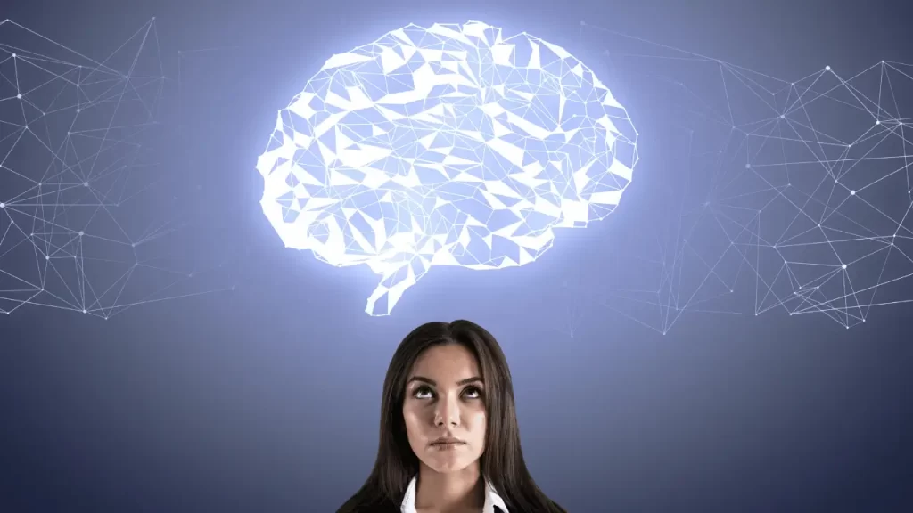 Woman with technology