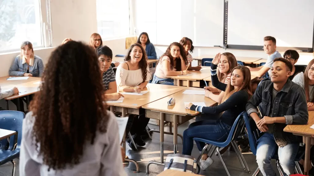 Students together